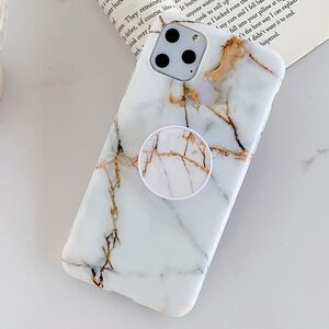 iPhone 12 Case Marble iPhone 12 Pro Case Cute Marble & Holder